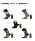 Vtipné pánské ponožky VoXX® PIVoXX + PLECHOVKA