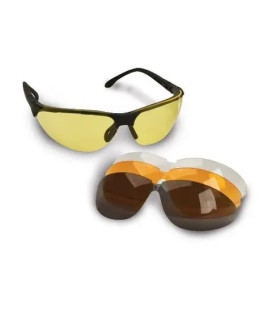 Sportovní brýle Walkers se čtyřmi páry výměnných skel (Rozjasňovací žluté a oranžové, kouřové a čiré)